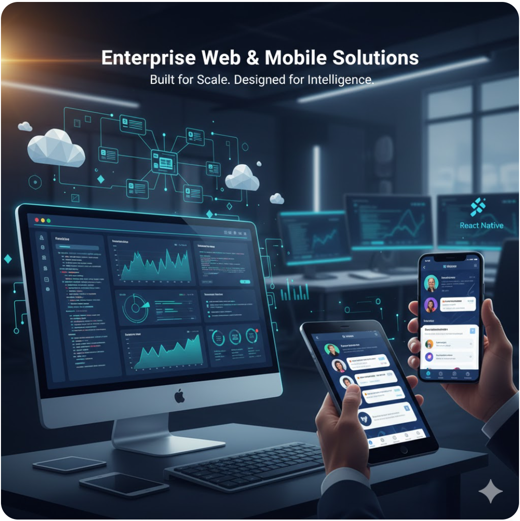 Enterprise Web and Mobile Development Interface