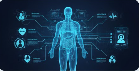 AI-Enabled Digital Healthcare Platform Visualization